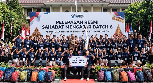 Sahabat Mengajar Batch 6 Resmi Dilepas: 75 Pemuda Terpilih Siap Mengabdi di Pelosok